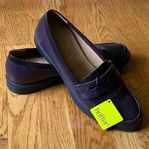 NWT Hotter Dorset Loafers - Plum - Size 8
